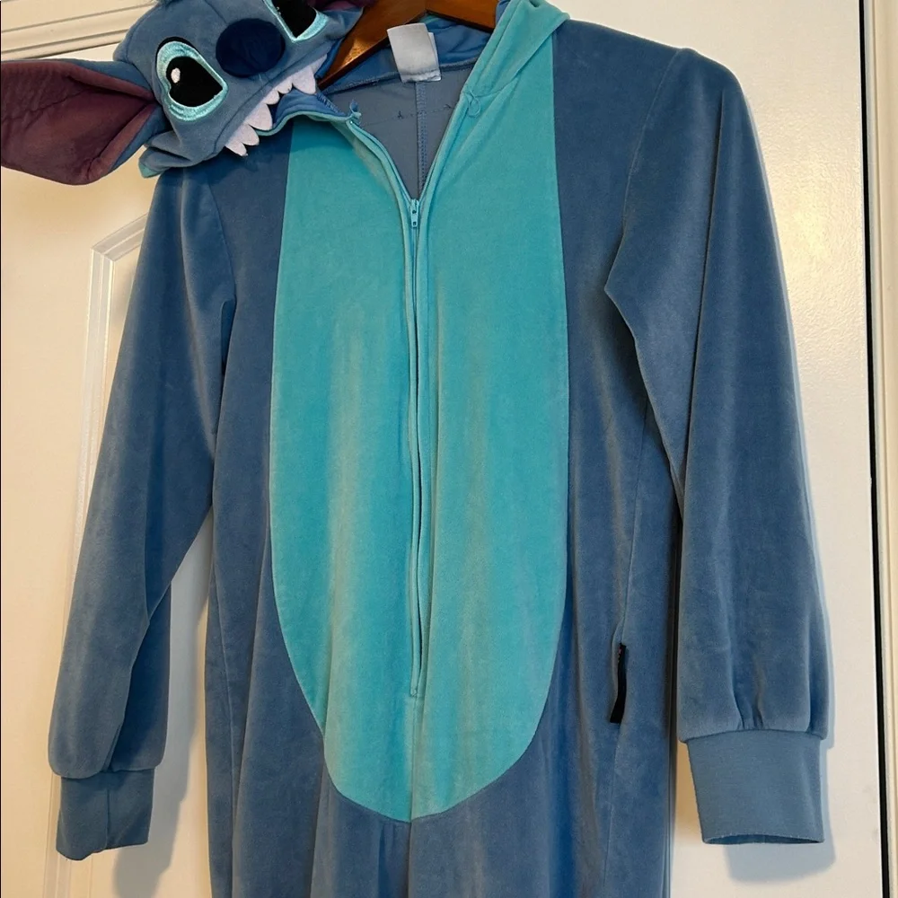 Kids Stitch Lilo & Stitch Disney Costume with Hood Size Large - Picture 2 of 8
